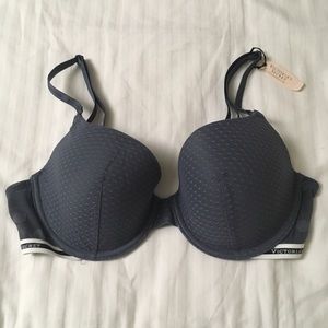 Victoria’s Secret Lined Demi Gray Bra